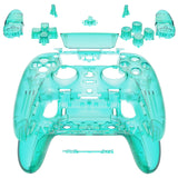 eXtremeRate Custom Replacement Full Set Shells with Buttons for PS5 Edge Controller - Emerald Green - QRHEGM005