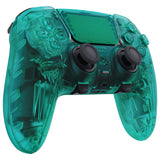 eXtremeRate Custom Replacement Full Set Shells with Buttons for PS5 Edge Controller - Emerald Green - QRHEGM005