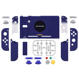 eXtremeRate Classic SwitchCube Style Back Plate for Nintendo Switch Console, NS Joycon Handheld Controller Housing with Buttons, DIY Replacement Shell for Nintendo Switch - QT124