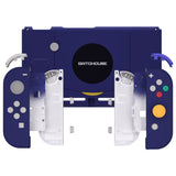 eXtremeRate Classic SwitchCube Style Back Plate for Nintendo Switch Console, NS Joycon Handheld Controller Housing with Buttons, DIY Replacement Shell for Nintendo Switch - QT124