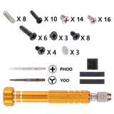 eXtremeRate Crystal Clear Green Back Plate for NS Switch Console, NS Joycon Handheld Controller Housing with Full Set Buttons, DIY Replacement Shell for Nintendo Switch - QP351