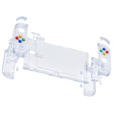 eXtremeRate Crystal Glacier Blue Back Plate for NS Switch Console, NS Joycon Handheld Controller Housing with Full Set Buttons, DIY Replacement Shell for Nintendo Switch - QP354