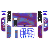 eXtremeRate Damascuscamo Back Plate for Nintendo Switch Console, NS Joycon Handheld Controller Housing with Buttons, DIY Replacement Shell for Nintendo Switch - QT127