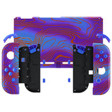 eXtremeRate Damascuscamo Back Plate for Nintendo Switch Console, NS Joycon Handheld Controller Housing with Buttons, DIY Replacement Shell for Nintendo Switch - QT127