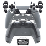 eXtremeRate Replacement Full Set Shells with Buttons for PS5 Controller BDM-030/040/050 - New Hope Gray - QPFP3003G3