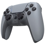 eXtremeRate Replacement Full Set Shells with Buttons for PS5 Controller BDM-030/040/050 - New Hope Gray - QPFP3003G3