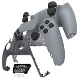 eXtremeRate Replacement Full Set Shells with Buttons for PS5 Controller BDM-030/040/050 - New Hope Gray - QPFP3003G3