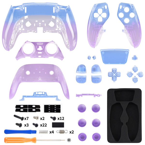 eXtremeRate Custom Replacement Full Set Shells with Buttons for PS5 Ed ...