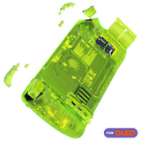 eXtremeRate Replacement Full Set Housing Shell with Buttons for Steam Deck OLED Handheld Console - Clear Lime Green - LQXSLM008