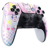 eXtremeRate MeWoow Left Right Front Housing Shell with Touchpad Compatible with ps5 Edge Controller, DIY Replacement Faceplate Shell Custom Touch Pad Cover Compatible with ps5 Edge Controller - MLREGT016