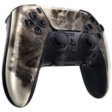 eXtremeRate Dragon Scroll Left Right Front Housing Shell with Touchpad Compatible with ps5 Edge Controller, DIY Replacement Faceplate Shell Custom Touch Pad Cover Compatible with ps5 Edge Controller - MLREGT017