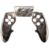 eXtremeRate Dragon Scroll Left Right Front Housing Shell with Touchpad Compatible with ps5 Edge Controller, DIY Replacement Faceplate Shell Custom Touch Pad Cover Compatible with ps5 Edge Controller - MLREGT017