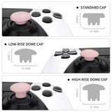 eXtremeRate Cherry Blossoms Pink Replacement Swappable Thumbsticks for PS5 Edge Controller, Custom Interchangeable Analog Stick Joystick Caps for PS5 Edge Controller - Controller & Thumbsticks Base NOT Included - P5J115