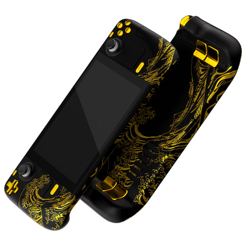 eXtremeRate Replacement The Great GOLDEN Wave Off Kanagawa