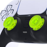 eXtremeRate Clear Lime Green Replacement Thumbsticks for PS5 Controller, Custom Analog Stick Joystick Compatible with PS5, for PS4 All Model Controller - JPF646