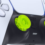 eXtremeRate Clear Lime Green Replacement Thumbsticks for PS5 Controller, Custom Analog Stick Joystick Compatible with PS5, for PS4 All Model Controller - JPF646