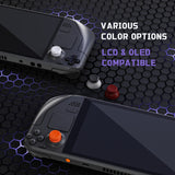 eXtremeRate Replacement Thumbsticks with Original Touch Sensing for Steam Deck LCD & OLED - Black & Gray - GGBSDM001
