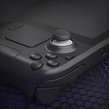 eXtremeRate Replacement Thumbsticks with Original Touch Sensing for Steam Deck LCD & OLED - Black & Gray - GGBSDM001
