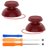 eXtremeRate Replacement Thumbsticks with Original Touch Sensing for Steam Deck LCD & OLED - Carmine Red - GGBSDM004