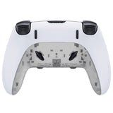 eXtremeRate Glow in Dark - Green Top Bottom Decorative Trim Shell Compatible with ps5 Edge Controller DIY Replacement Front Back Clip Shell, Custom Plates Cover Compatible with ps5 Edge Controller - CXQEGM007