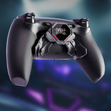 eXtremeRate SPARK Back Paddles Kit with OLED Display & Clicky Trigger Stops & Ergonomic Grips for PS5 Controller BDM-030/040/050 - Rubberized Black - MZNPFU001M2