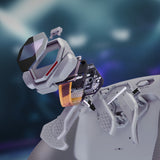 eXtremeRate SPARK Back Paddles Kit with OLED Display & Clicky Trigger Stops & Ergonomic Grips for PS5 Controller BDM-030/040/050 - Rubberized New Hope Gray & Classic Gray - MZNPFU007M2