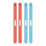 eXtremeRate Side Rail Slot Sticker for Nintendo Switch 2 Console - Blue & Orange - DDBNT198