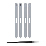 eXtremeRate Side Rail Slot Sticker for Nintendo Switch 2 Console - New Hope Gray - DDBNT195