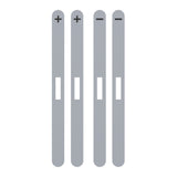 eXtremeRate Side Rail Slot Sticker for Nintendo Switch 2 Console - New Hope Gray - DDBNT195