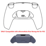 eXtremeRate Sterling Silver Replacement Redesigned K1 K2 Back Button Housing Shell for PS5 Controller eXtremerate RISE Remap Kit - Controller & RISE Remap Board NOT Included - WPFM5014