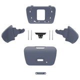 eXtremeRate Sterling Silver Replacement Redesigned K1 K2 Back Button Housing Shell for PS5 Controller eXtremerate RISE Remap Kit - Controller & RISE Remap Board NOT Included - WPFM5014