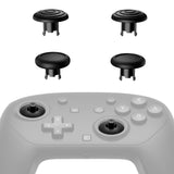 eXtremeRate ThumbsGear Interchangeable Ergonomic Thumbsticks for Nintendo Switch 2 Pro Controller - Black - YZDPTM001