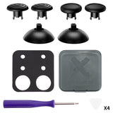 eXtremeRate ThumbsGear Interchangeable Ergonomic Thumbsticks for Nintendo Switch 2 Pro Controller - Black - YZDPTM001