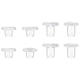 eXtremeRate ThumbsGear Interchangeable Thumbsticks for PS5 Edge Controller - Clear - XCKEGM003