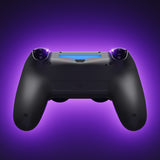 eXtremeRate Type-C Version Replacement Bottom Shell Compatible with PS4 Controller JDM-040/050/055 Models - Black - TCFP4P001