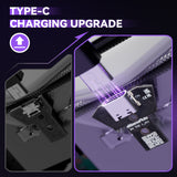 eXtremeRate Type-C Version Replacement Bottom Shell Compatible with PS4 Controller JDM-040/050/055 Models - White - TCFP4P003