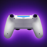 eXtremeRate Type-C Version Replacement Bottom Shell Compatible with PS4 Controller JDM-040/050/055 Models - White - TCFP4P003