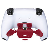 eXtremeRate Volcanic Red Replacement Redesigned K1 K2 Back Button Housing Shell for PS5 Controller eXtremerate RISE Remap Kit - Controller & RISE Remap Board NOT Included - WPFM5012