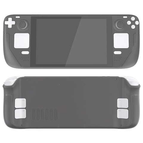 eXtremeRate White Replacement Full Set Buttons for Steam Deck Console - JESDP001