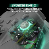 eXtremeRate Whole Clicky Kit for Xbox Elite Series 2 Controller Shoulder ABXY Buttons, Ergonomic Tactile Switches LT RT A B X Y Mouse Click Kit for Xbox Elite Series 2 Core Controller (Model 1797) - X1MD006