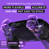 eXtremeRate Light Version Whole Clicky Kit V2 for PS5 Controller BDM-040/050 Shoulder Face Buttons, Micro Switch L2R2 Clicky Hair Trigger Kit and Tactile L1R1 Face Buttons Mouse Click for PS5 Controller - PFMD018V2