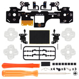 eXtremeRate Light Version Whole Clicky Kit V2 for PS5 Controller BDM-040/050 Shoulder Face Buttons, Micro Switch L2R2 Clicky Hair Trigger Kit and Tactile L1R1 Face Buttons Mouse Click for PS5 Controller - PFMD018V2