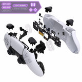 eXtremeRate Light Version Whole Clicky Kit V2 for PS5 Controller BDM-040/050 Shoulder Face Buttons, Micro Switch L2R2 Clicky Hair Trigger Kit and Tactile L1R1 Face Buttons Mouse Click for PS5 Controller - PFMD018V2