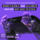 eXtremeRate Strong Version Whole Clicky Kit V2 for PS5 Controller BDM-040/050 Shoulder Face Buttons, Micro Switch L2R2 Clicky Hair Trigger Kit and Tactile L1R1 Face Buttons Mouse Click for PS5 Controller - PFMD017V2