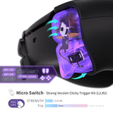 eXtremeRate Strong Version Whole Clicky Kit V2 for PS5 Controller BDM-040/050 Shoulder Face Buttons, Micro Switch L2R2 Clicky Hair Trigger Kit and Tactile L1R1 Face Buttons Mouse Click for PS5 Controller - PFMD017V2