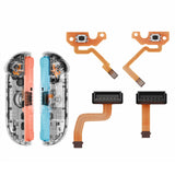 eXtremeRate ZL ZR Buttons Replacement Tactile Switches Ribbon Flex Cable & Custom Left Right Controller Charging Connector Female Socket Port FPC Cable Repair Parts for Nintendo Switch 2 Joycon - GKKNT001