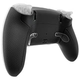 eXtremeRate Beyond-ARC Bottom Shell Kit with Rubberised Grip for PS5 Edge Controller - Black - CKREGU001