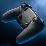 eXtremeRate Beyond-ARC Bottom Shell Kit with Rubberised Grip for PS5 Edge Controller - Black - CKREGU001