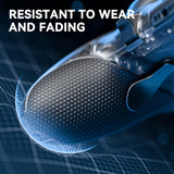 eXtremeRate Beyond-ARC Bottom Shell Kit with Rubberised Grip for PS5 Edge Controller - Clear & Black - CKREGU005