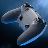 eXtremeRate Beyond-ARC Bottom Shell Kit with Rubberised Grip for PS5 Edge Controller - New Hope Gray & Classic Gray - CKREGU003